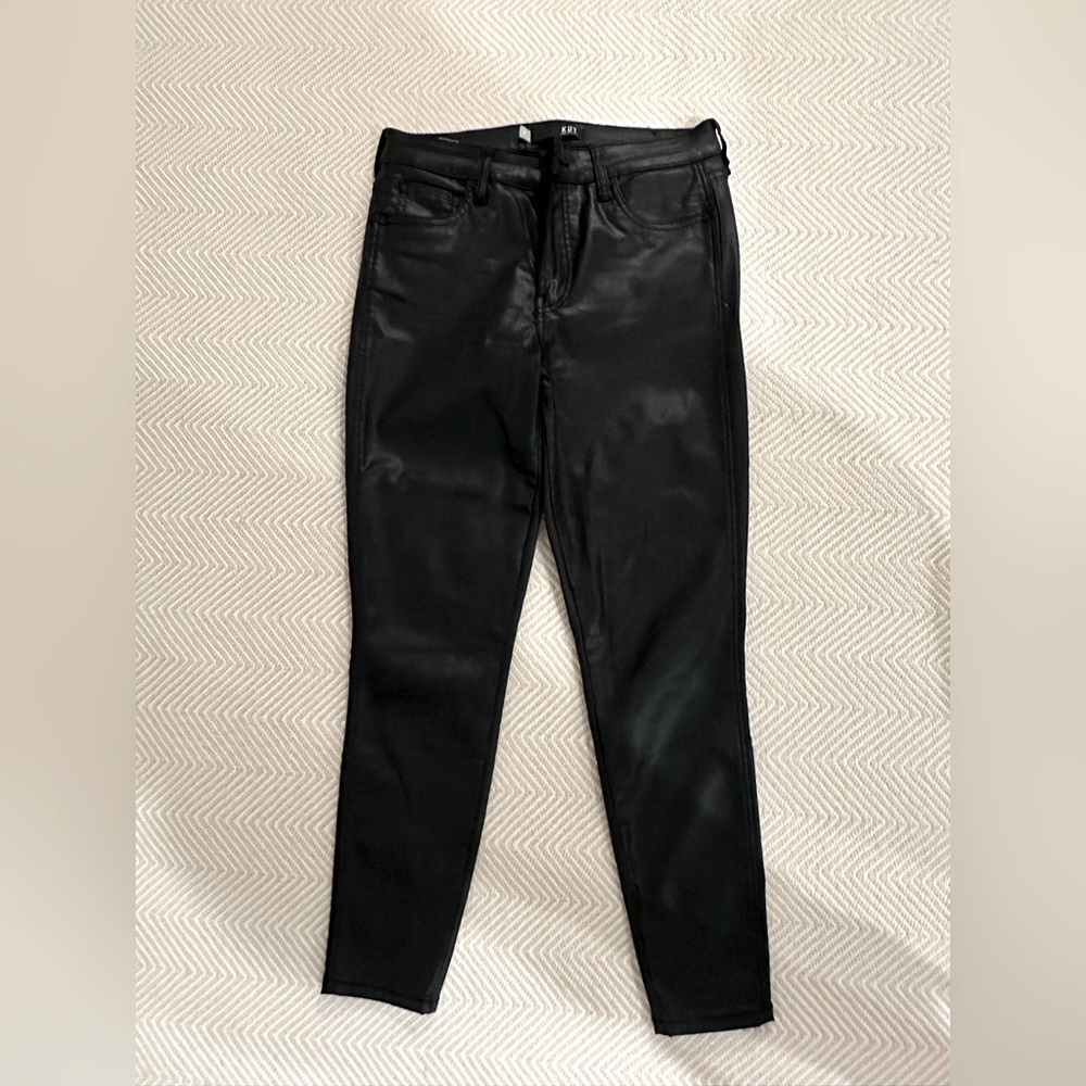 KUT From The Cloth coated black jeans